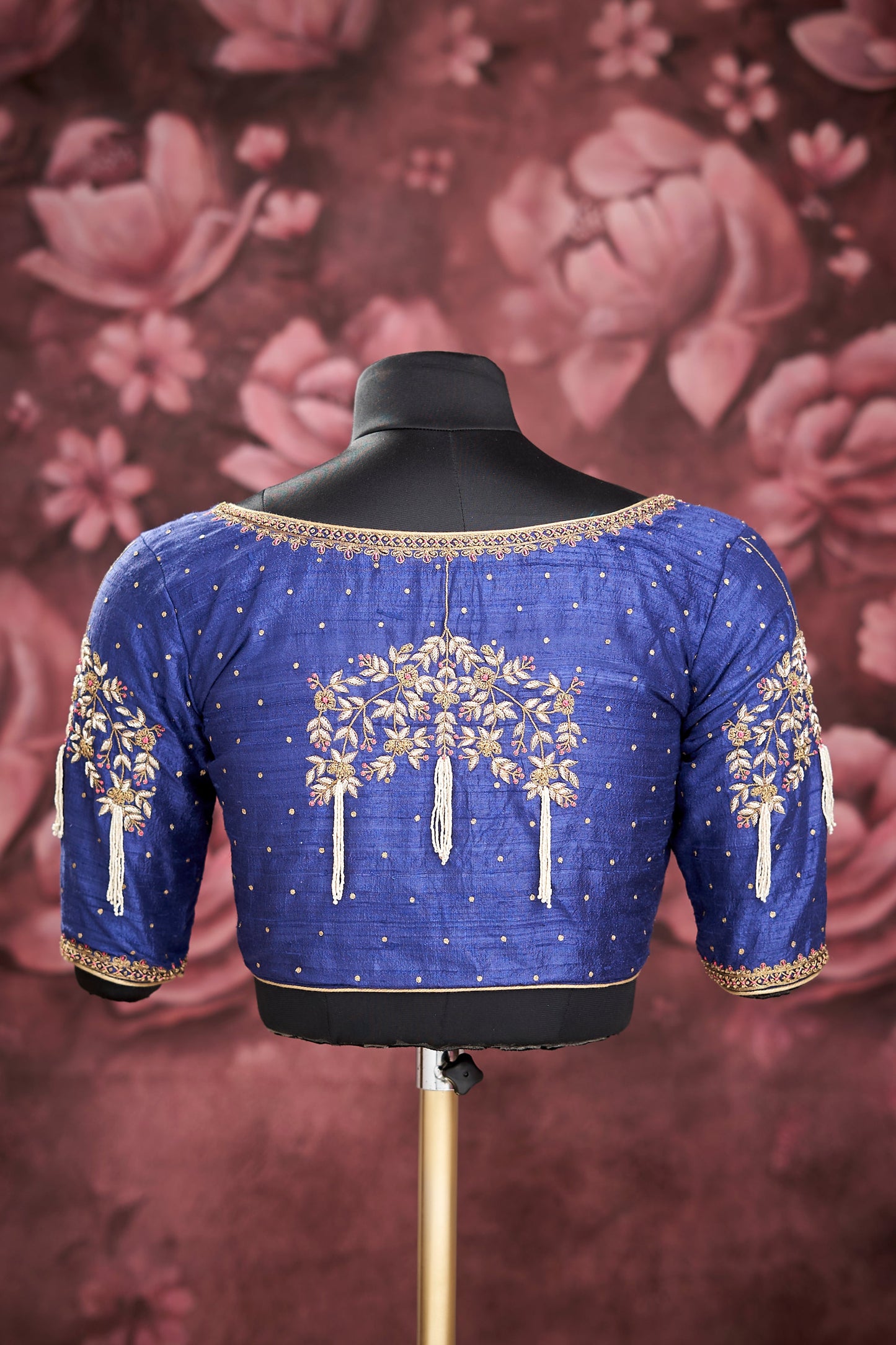 Royal Blue heavy work blouse