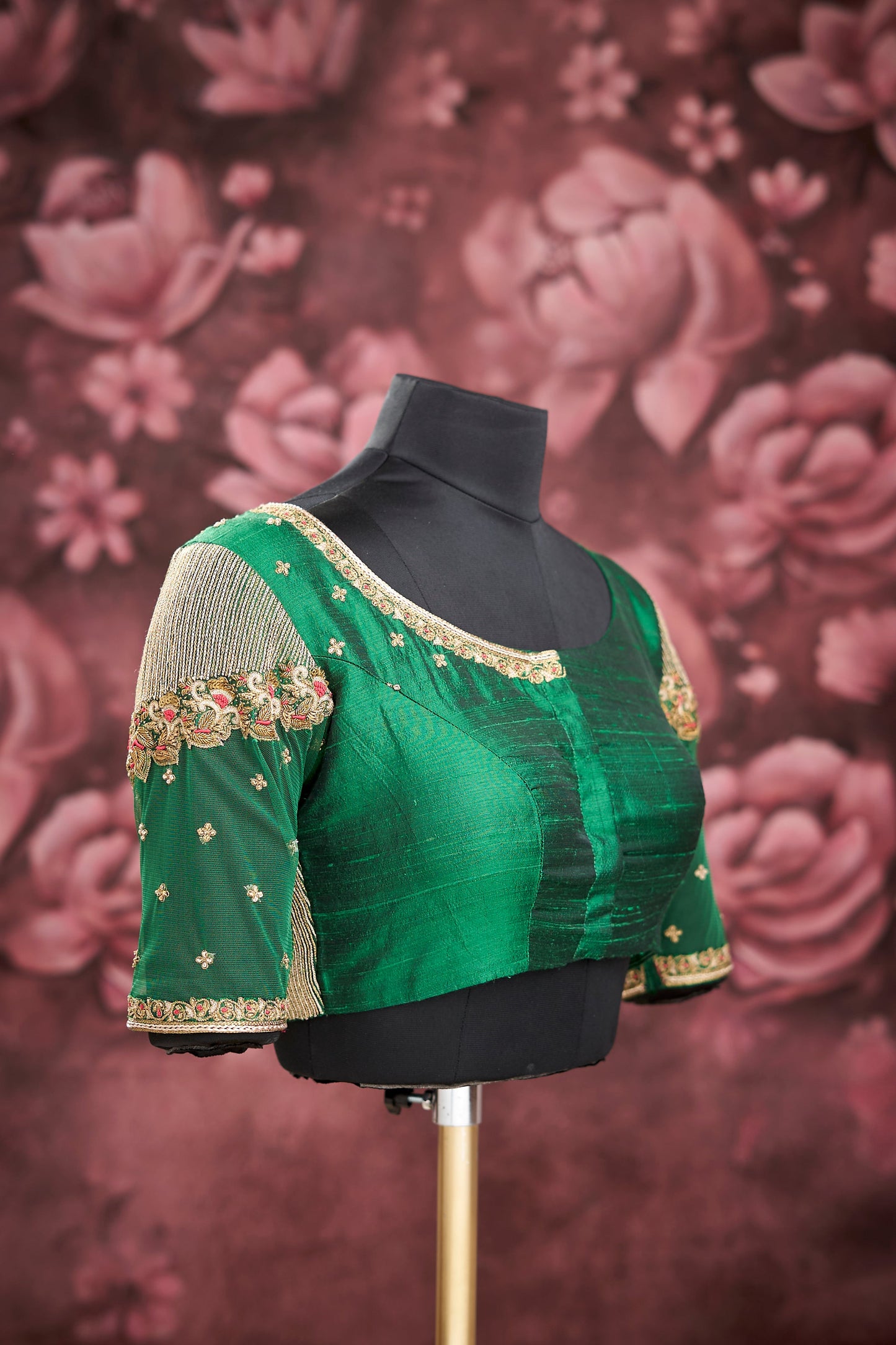 Leaf Green heavy work blouse
