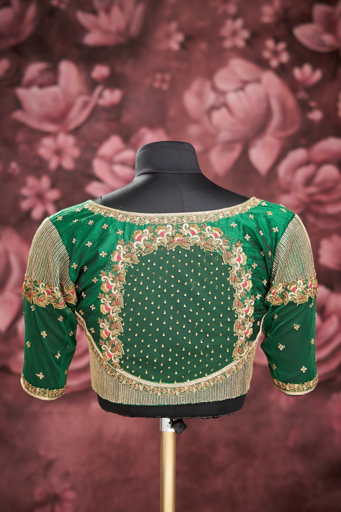 Leaf Green heavy work blouse