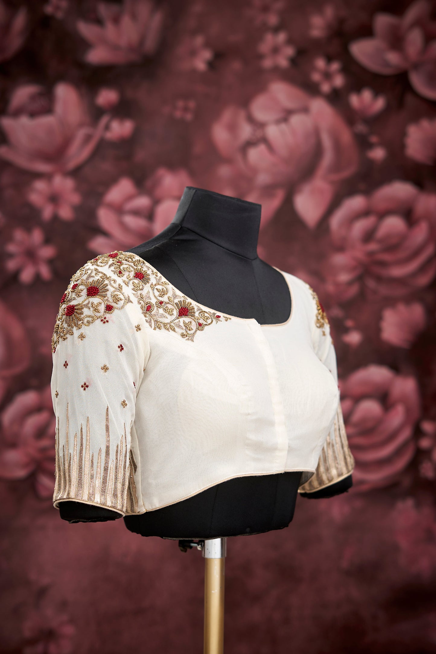 Off White heavy work blouse