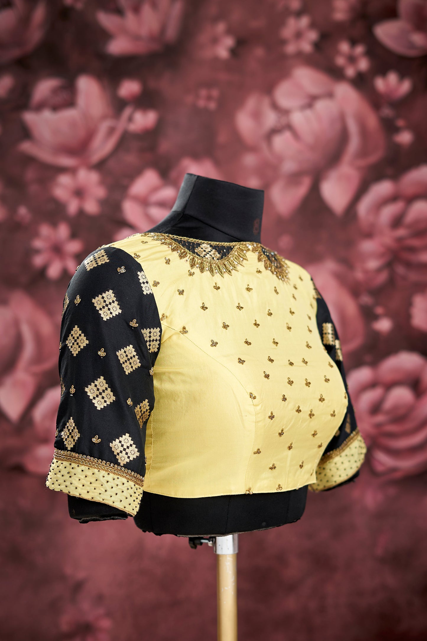 Lemon Yellow Unstitched fabric