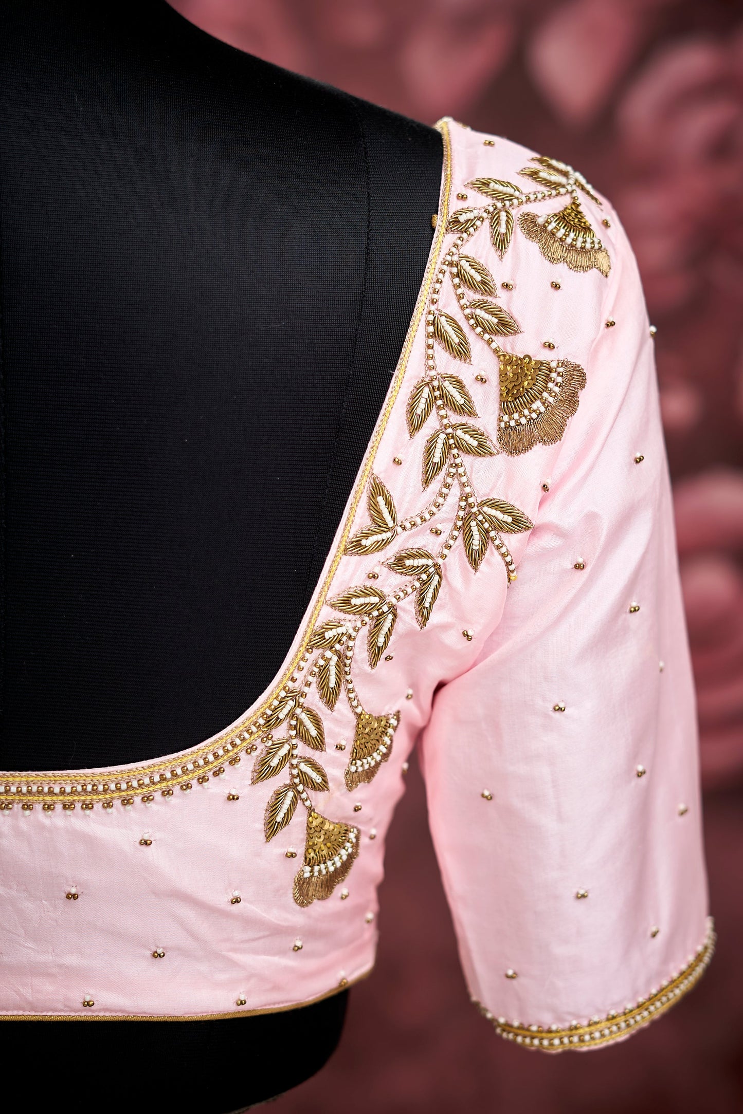 Baby Pink Pure Silk