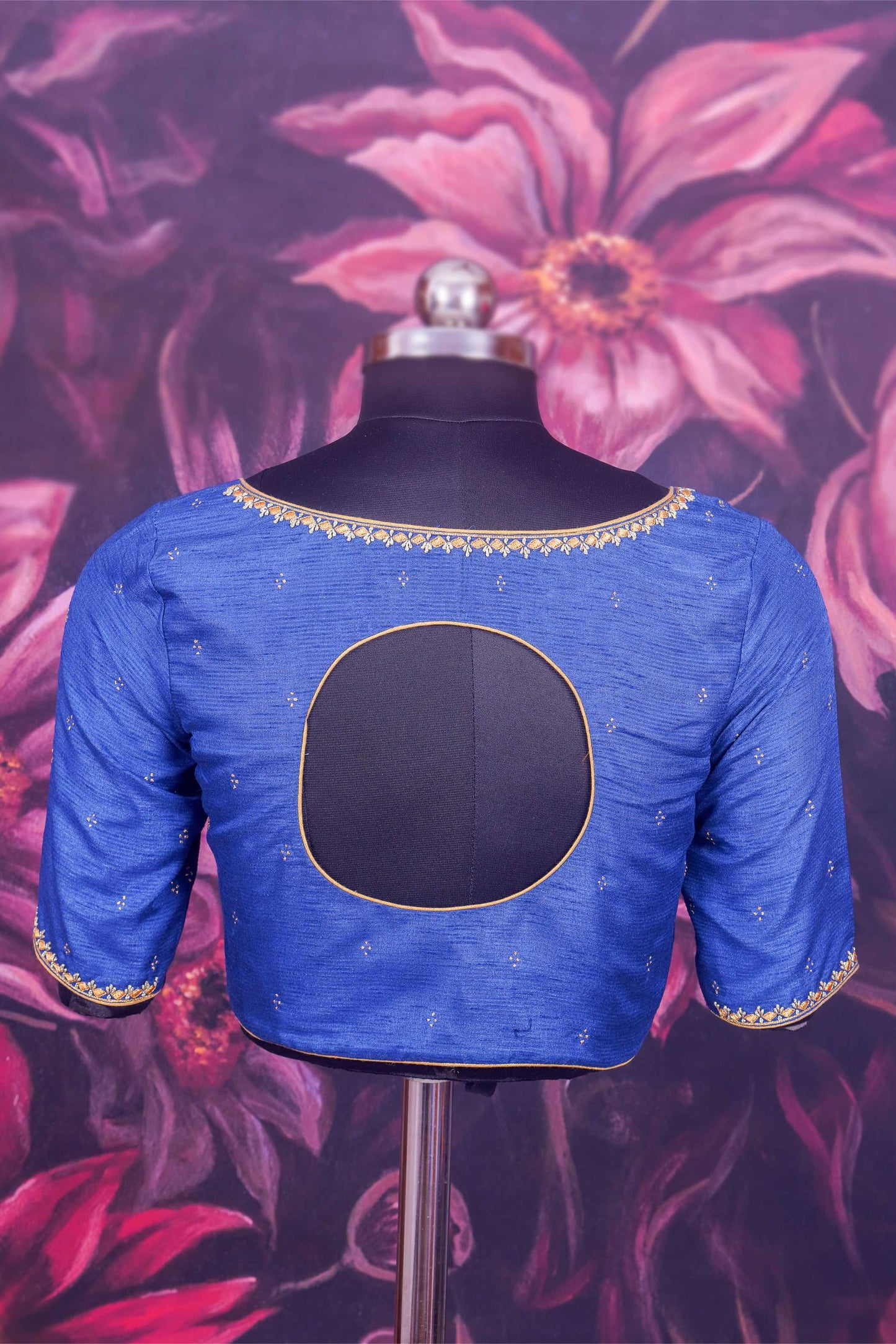 Royal Blue Raw Silk