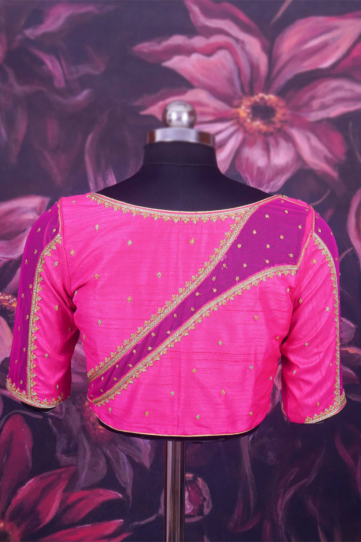 Pink Raw Silk